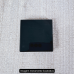Placa Quadrada de Obsidiana Negra - 7cm  - Unidade
